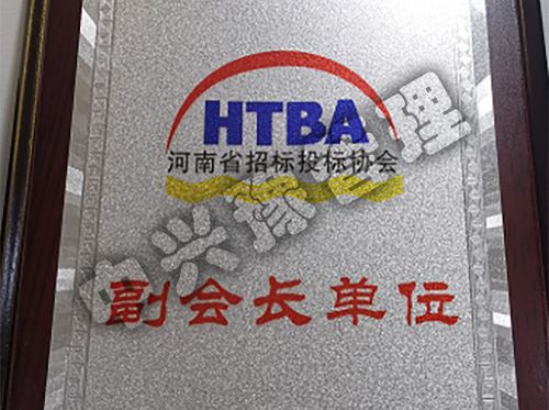 河南省招標投標協會副會長單位