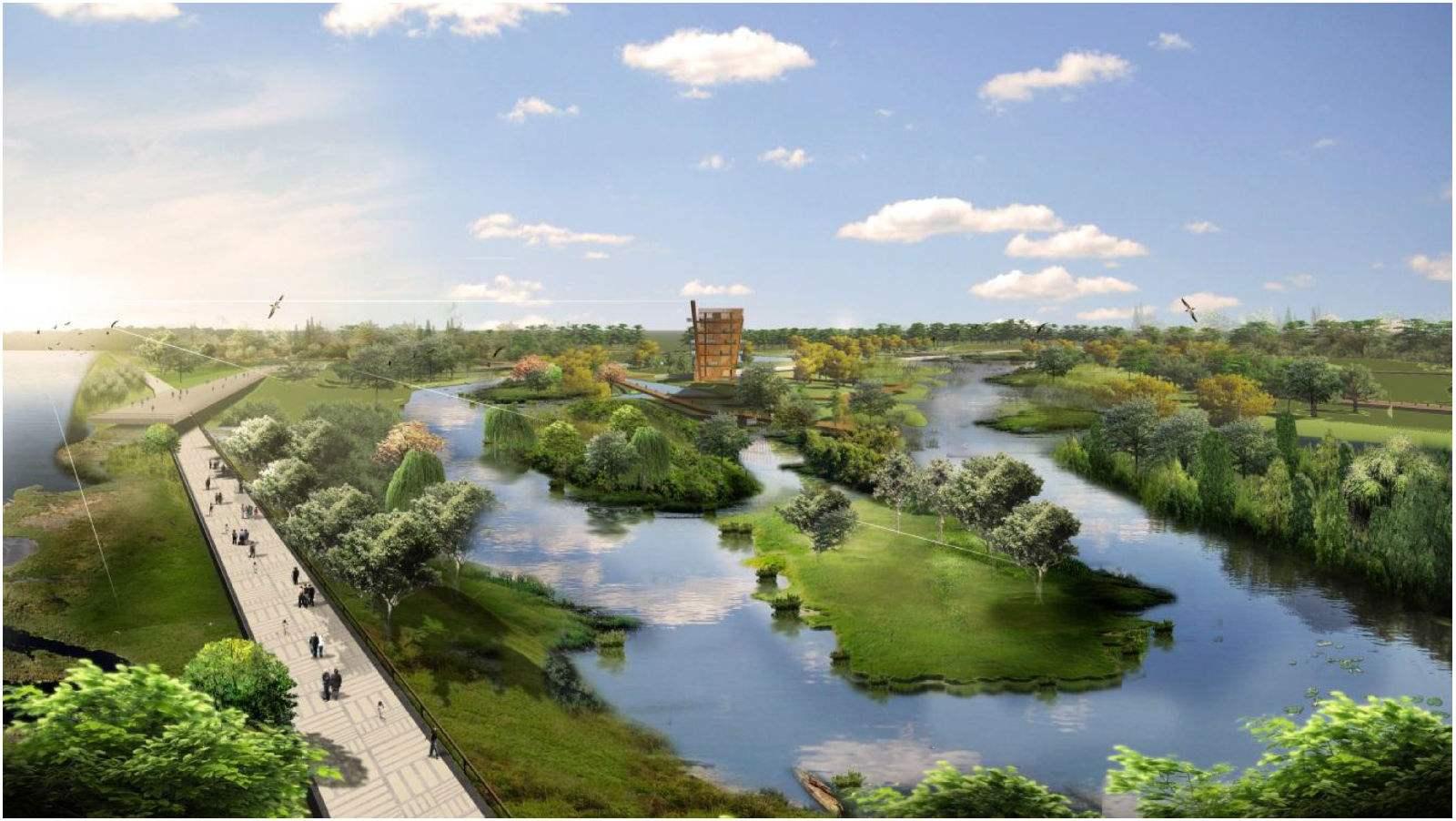 鄭州市賈魯河綜合治理工程西流湖段（中原路－化工路）-建筑、古建工程